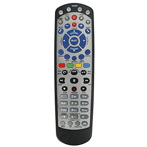 New Network 20.1 IR Replacement Remote Control Compatible with Dish Receiver Network TV1 with 4 Modes SAT TV DVD AUX