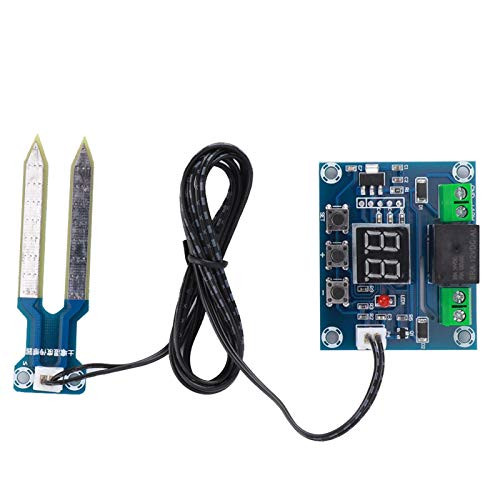 High Reliability High Precision Soil Display Watering Module Soil Moisture Control Module Built-in Relay for Measuring Soil Moisture