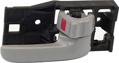 Evan-Fischer Interior Door Handle compatible with TUNDRA 00-06 Front RH Inside Gray -Charcoal- w/Door Lock Standard/Extended Cab Pickup