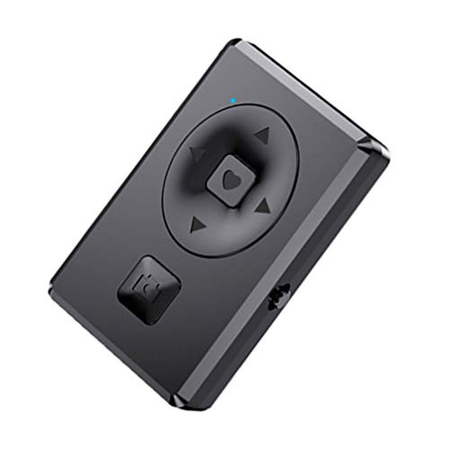Hemobllo Phone Camera Shutter Remote Control Wireless Selfie Button Clicker for Universal Cell Phone Mobile Phone Smartphones Tablet Devices Black