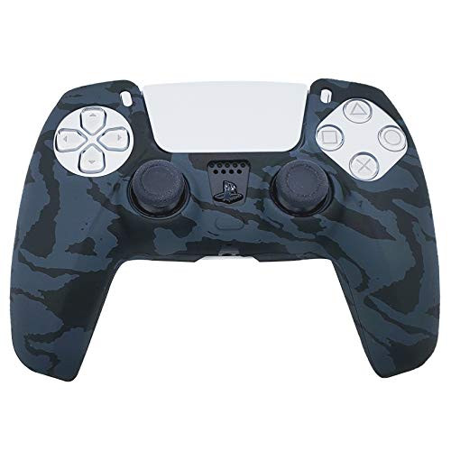 PS5 Silicone Gel Grip Controller Cover Skin Protector -ps5 Grey Camo- Compatible for Sony Playstation 5, Compatible for Playstation 5 Accessories, Wireless Controller Protector Covers, PS5 Skin