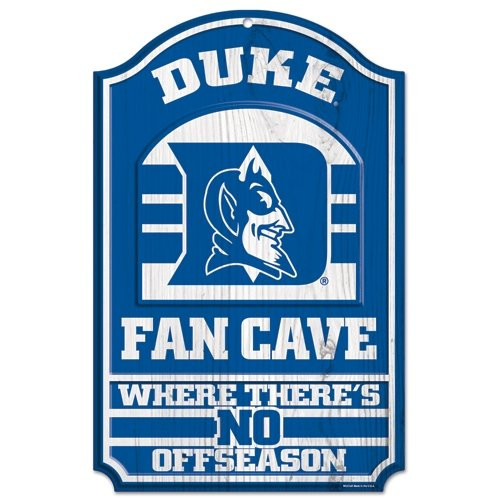 Wincraft NCAA Duke University Wood Sign, 11" x 17"