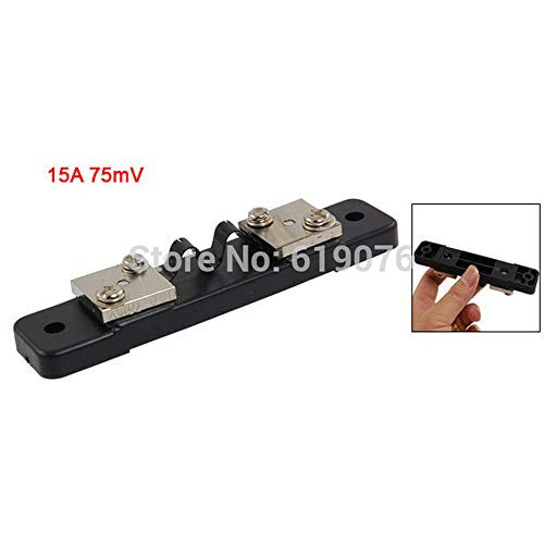 IndustrialField 15A 75mV Measuring DC Current Shunt Resistor for Ammeter