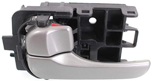 Garage-Pro Interior Front Door Handle Compatible with NISSAN SENTRA 2000-2006 LH Silver Lever --REAR-