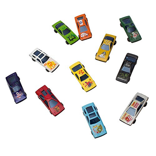 Fun Central AU028 50 ct Car Toys - Plastic Die Cast Race Cars, Toy Cars, Toy Race Cars, Plastic Die Cast Cars, Plastic Race Cars - Assorted