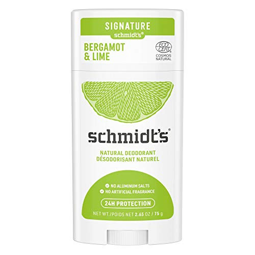SCHMIDTS DEODORANT Bergomot Lime Deodorant Stick, 2.65 OZ