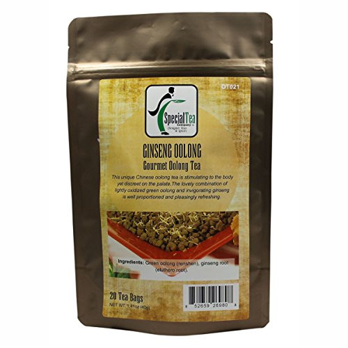 Special Tea Ginseng Oolong Tea, 20 Count