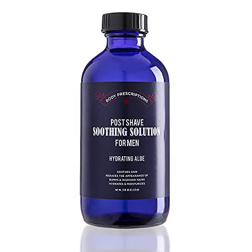 Body Prescriptions Post Shave Soothing Solution, Hydrating After Shave Serum to Reduce Bumps