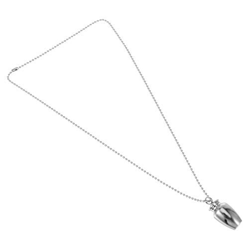 Kisangel Tooth Keepsake Necklace Tooth Fairy Box Baby Teeth Holder Necklace Kids Tooth Box Keepsake Deciduous Souvenir Box First Lost Teeth Hair Holder