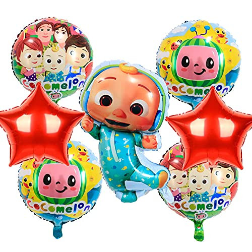 7 pcs jj cocomelon birthday party balloons 1st, 2nd, 3rd, 4th, 5th, Birthday | cocomelon birthday party supplies | cocomelon birthday decorations | cocomelon toys