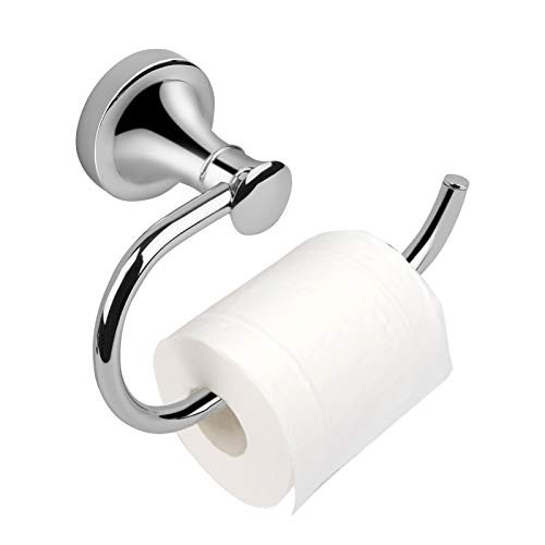 Bathroom Toilet Paper Holder Single Post Toilet Roll Holders Wall Mount Chrome
