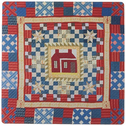 3dRose LLC 8 X 8 X 0.25 Inches Mouse Pad Image of 1800 USA Country Pattern Quilt (Mp_174339_1)