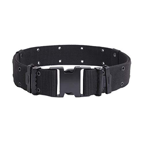 Rothco New Issue Quick Rls Pistol Belt, Black, Large