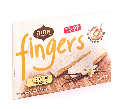 Achva Halva Fingers, Vanilla, 4.44 Ounce (Pack of 12)