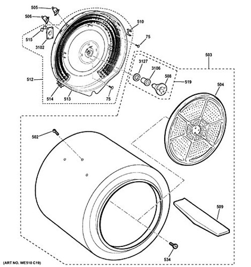 Ge WE04X25194 Thermostat Genuine Original Equipment Manufacturer (OEM) Part Ge WE04X25194 Thermostat Genuine Original Equipment Manufacturer (OEM) Part