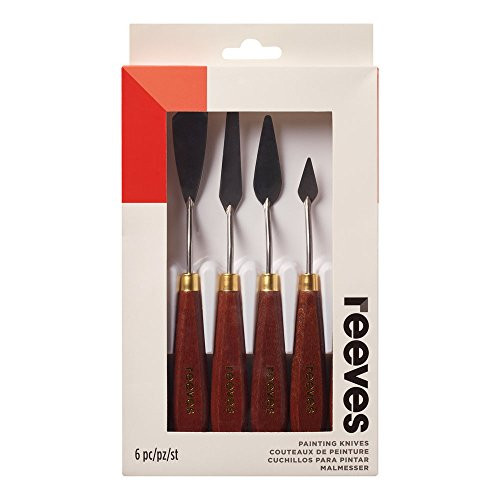 Winsor & Newton Reeves Metal Paint Knives, Set of 6