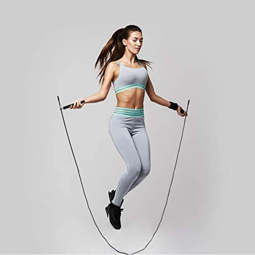 Luffylive Speed Skipping Rope for Fitness Fat Loss Rope Skipping for Exercises Wire Jump Rope Adjustable