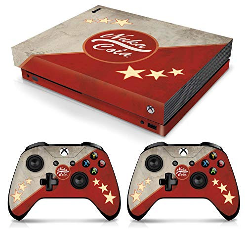 Controller Gear Officially Licensed Console Skin Bundle for Xbox One X - Fallout - Nuka Cola
