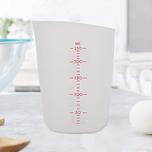Silicone Cup, Reusable Measuring Cups, for Househeld Use Kitchen-250ml-
