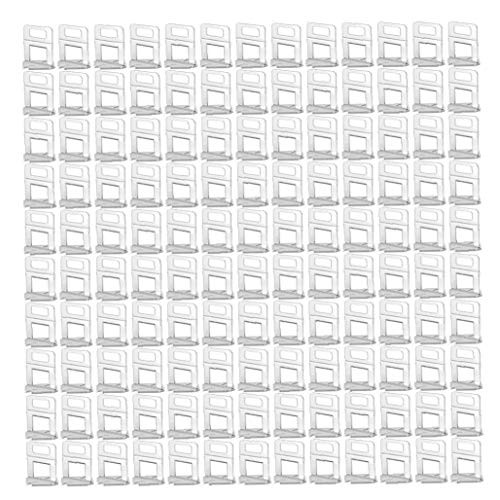 EElabper Tile Leveling System Clips Tile Leveler Spacers Tile Leveling Installation 200pcs