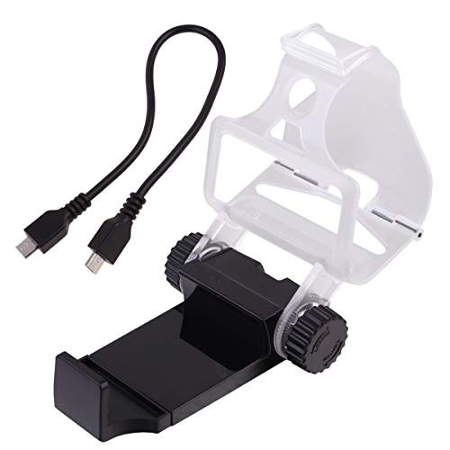 Phone Stand Wireless Gamepad Bracket Cellphone Clamp Mobile Phone Gaming Clip Holder Clamp for Game Controller Gamepad Adjustable Clip -Black-