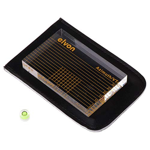 huanban072 LP Vinyl Record Player Azimuth Ruler Measuring Phono Tonearm VTA/Cartridge Azimuth Ruler w bag