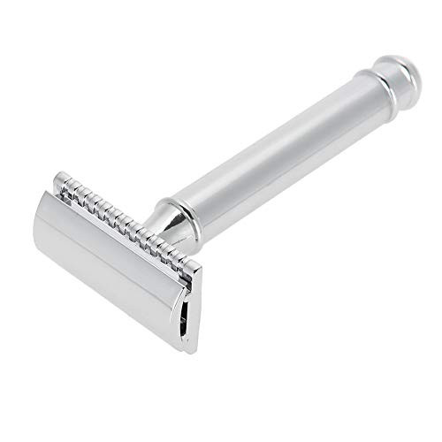Long Handle Double Edge Safety Razor, Classic Safety Razor Double Edge Vintage Blade Manual Shaving Tool Safety Razor Blades - Close Clean Shaving Razor for Men Long Handle Double Edge Safety Razor, Classic Safety Razor Double Edge Vintage Blade Manual Shaving Tool Safety Razor Blades - Close Clean Shaving Razor for Men