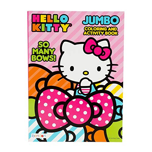 Hello Kitty 'So Many Bows' Jumbo Activity and Coloring Book for Kids Toddlers - 96 pgs