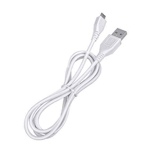 ABLEGRID 3.3ft White Micro USB 2.0 Data Sync Cable PC Laptop Noetbook Charger Power Supply Charger Cord for Nokia CA-101 N81 T Mobile Tmobile Nuron 5230 3720 6220 6500 Classic C Connectivity CA101