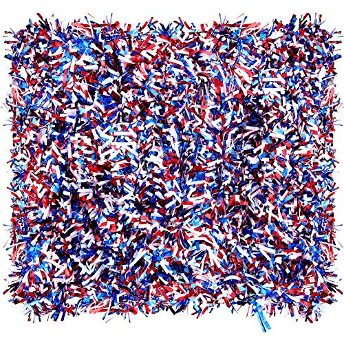 8 Pieces 52.5 Feet Long Metallic Garland Independence Day Twist Garland Mixed Color Garland Tinsel Patriotic Tinsel in Red, White and Blue for 4th of July Memorial Day Home Party Decor Supplies 8 Pieces 52.5 Feet Long Metallic Garland Independence Day Twist Garland Mixed Color Garland Tinsel Patriotic Tinsel in Red, White and Blue for 4th of July Memorial Day Home Party Decor Supplies