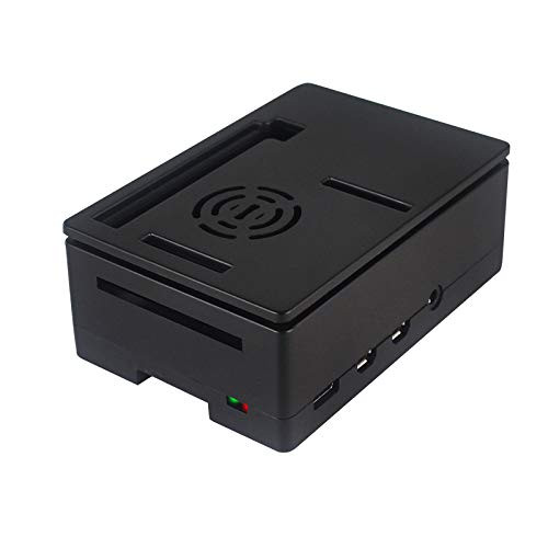 Davitu Module Board Raspberry Pi  and  Orange Pi - Caturda C2120 ABS Protective Shell Black Enclosure Support 3.5Inch Touch Screen and Cooling Fan DIY case Kit for Raspberry Pi 4B