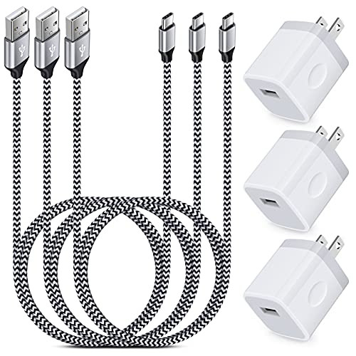 USB C Charging Block Fast Charge for Samsung Galaxy S21 Ultra/S21 plus/S20 FE/S10 Lite/S10E/Note 20 Ultra/S10E/A10E/A11/A21/A20/A50/A51,Pixel 2/3a/4a/5xl Charger Box Cubes Brick,C Cable Fast Charging 3FT