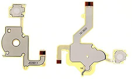 Jayamer Direction Cross Button Left Right Key Volume Keypad Flex Cable for Sony PSP 2000 2004 2001 2008 Replacement -Left Right Cable-