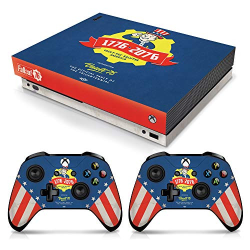 Controller Gear Officially Licensed Console Skin Bundle for Xbox One X - Fallout - Tricentennial