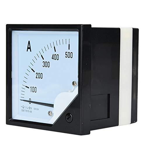 Electronic Control Current Ammeter Current Tester 100 percent Brand New Multifunction Black 500A for Measuring Current