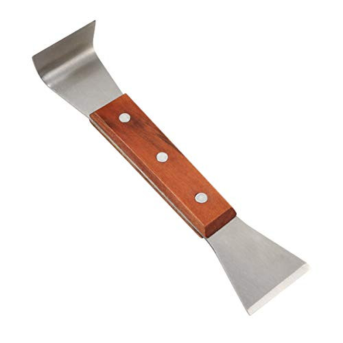 Yardwe Stainless Steel Beekeeping Scraper Bee Hive Tool With Wooden Handle For Beekeeper Equipment Supplies