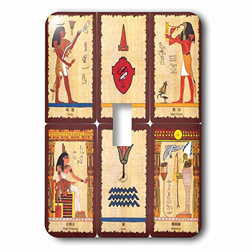 3dRose LLC lsp_62344_1 Ancient Egyptian Tarot Cards Single Toggle Switch