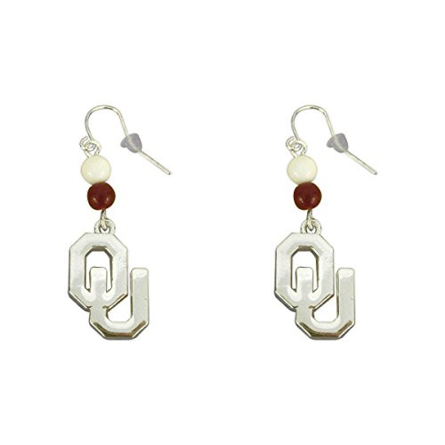 Oklahoma Sooners Wire Logo Earrings
