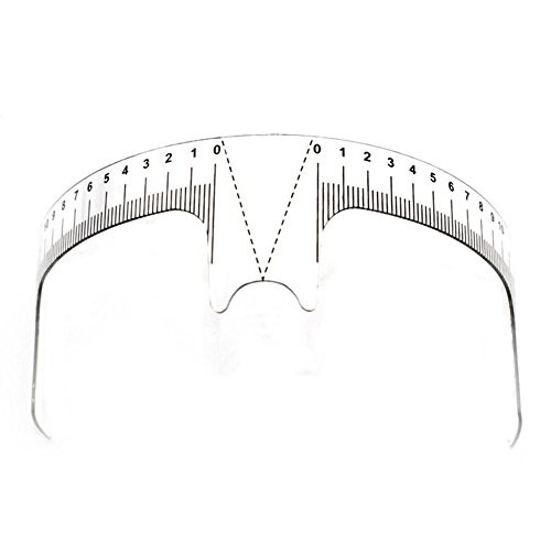 Eyebrow Ruler for Microblading Permanent Makeup Measure Head Tool Reusable -1 Ruler-