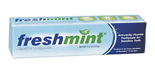 Fresh Mint Sensitive Fluoride Anti-Cavity Toothpaste for Sensitive Teeth 4.3 Ounces -122g- Fresh Mint Sensitive Fluoride Anti-Cavity Toothpaste for Sensitive Teeth 4.3 Ounces -122g-