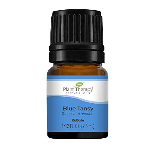 Plant Therapy Blue Tansy Essential Oil 100 percent Pure, Undiluted, Natural Aromatherapy, Therapeutic Grade 2.5 mL -1/12 oz-