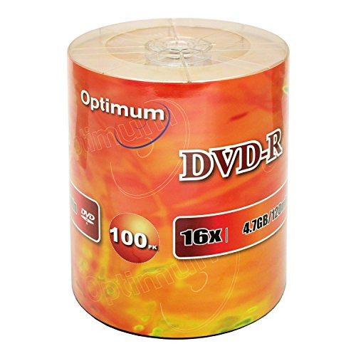 Optimum DVD-R 16x 4.7GB / 120min Logo Top 100pk