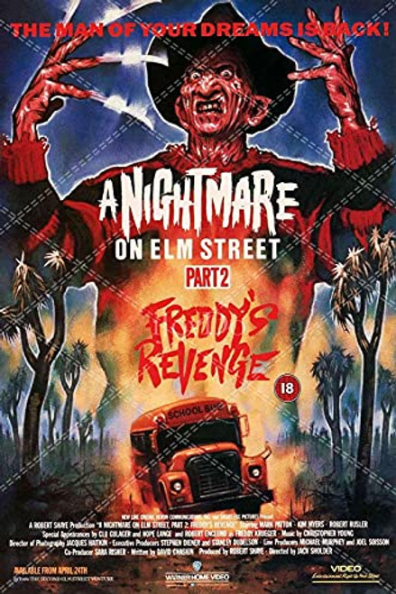iJoyDo Metal Tin Sign A Nightmare on Elm Street Horror Movie Retro Tin Sign Metal Sign Vintage Plaque Metal Poster Wall Decor for Home Cinema Bar 12 X 8 Inches iJoyDo Metal Tin Sign A Nightmare on Elm Street Horror Movie Retro Tin Sign Metal Sign Vintage Plaque Metal Poster Wall Decor for Home Cinema Bar 12 X 8 Inches