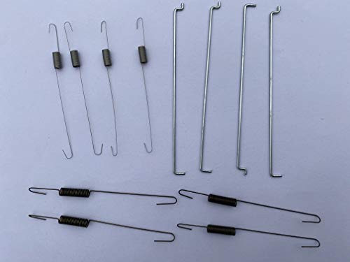 12pcs Governor Speed Control Spring Governor Rod Spring Fuel Throttle Return Spring Fit for Honda Gx140 Gx160 Gx200 5.5/6.5hp Engine Chinese Generator 168f Gasoline Engine