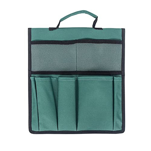 Portable Garden Tool Storage Bag, Handle Gardening Tools Pouch Kneeler Bags, Foldable Oxford Organizer Tote With Pockets, Waterproof Multifunction Hand Stool