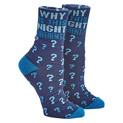 Rite Lite Passover Crew Adult Socks, Decor For Pesach Seder