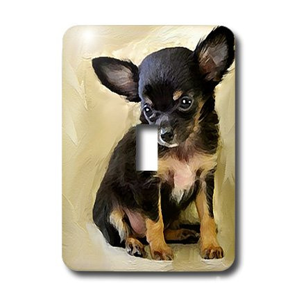 3dRose lsp_4467_1 Chihuahua Puppy Single Toggle Switch