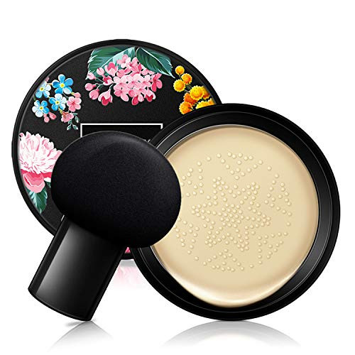 Mushroom Head Air Cushion BB Cream, Concealer Lasting Nude Makeup Moisturizing Brightening Pigment CC Liquid Foundation, Even Skin Tone Makeup Base Primer -Ivory white-