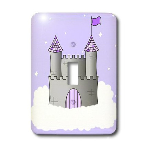 3dRose lsp_24632_1 Purple and Grey Princess Castle in the Clouds Toggle Switch 3dRose lsp_24632_1 Purple and Grey Princess Castle in the Clouds Toggle Switch