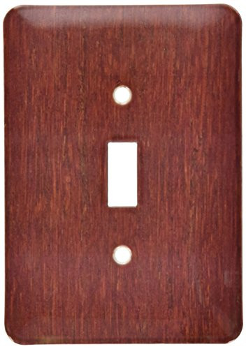 3dRose lsp_41590_1 Bamboo Cherry Wood Single Toggle Switch